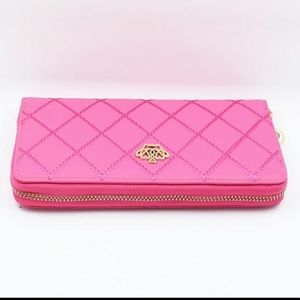 Women's hot pink wallet